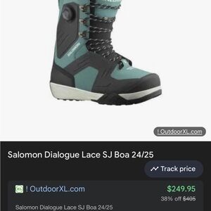 Men’s Salomon Snowboard Boots, men’s size 11 US size 44 EU